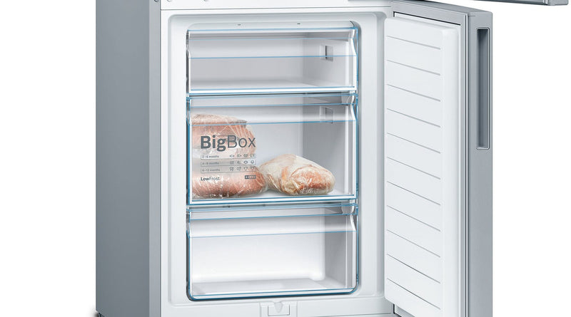 Bosch Serie 4 KGV33VLEA Kühl-Gefrier-Kombination Freistehend 289 L E Edelstahl