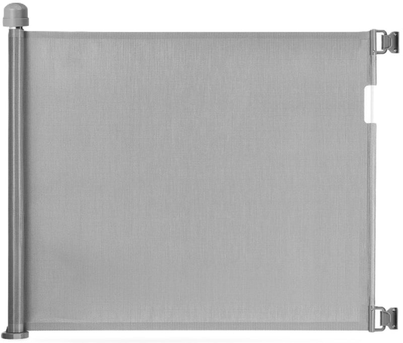 Retractable Safety Gate for Children MOMCOZY M21SSAM08, 140 cm, Grey