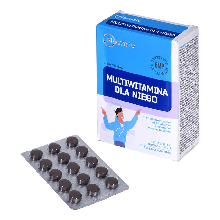 Novativ Multivitamin for Him 60 film-coated tablets