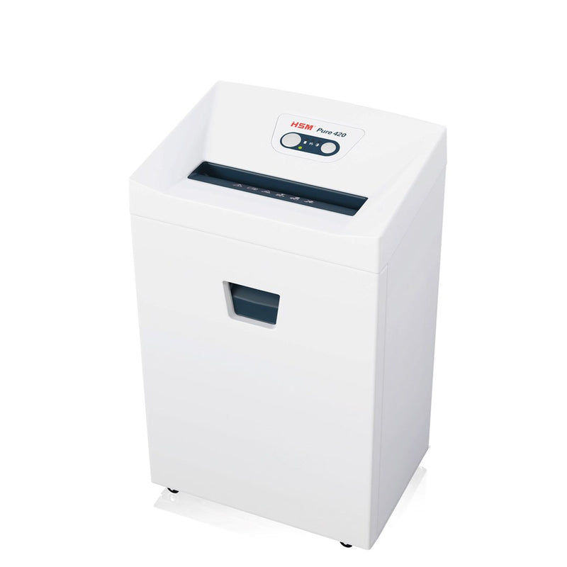 HSM Pure 420 document shredder, 4.5 x 30 mm