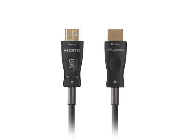 Lanberg CA-HDMI-30FB-0200-BK optical cable HDMI M/M 20m v2.1 8K AOC