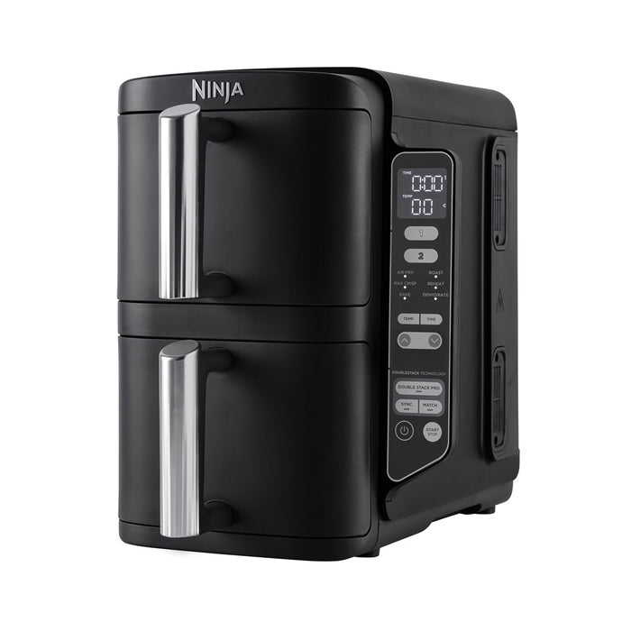 Ninja SL300EU fryer Double 7.6 L Stand-alone 2470 W Low fat fryer Black