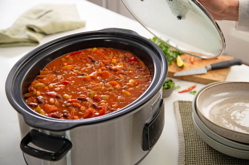 Crock-Pot CSC112X 6.5-litre slow cooker (silver)