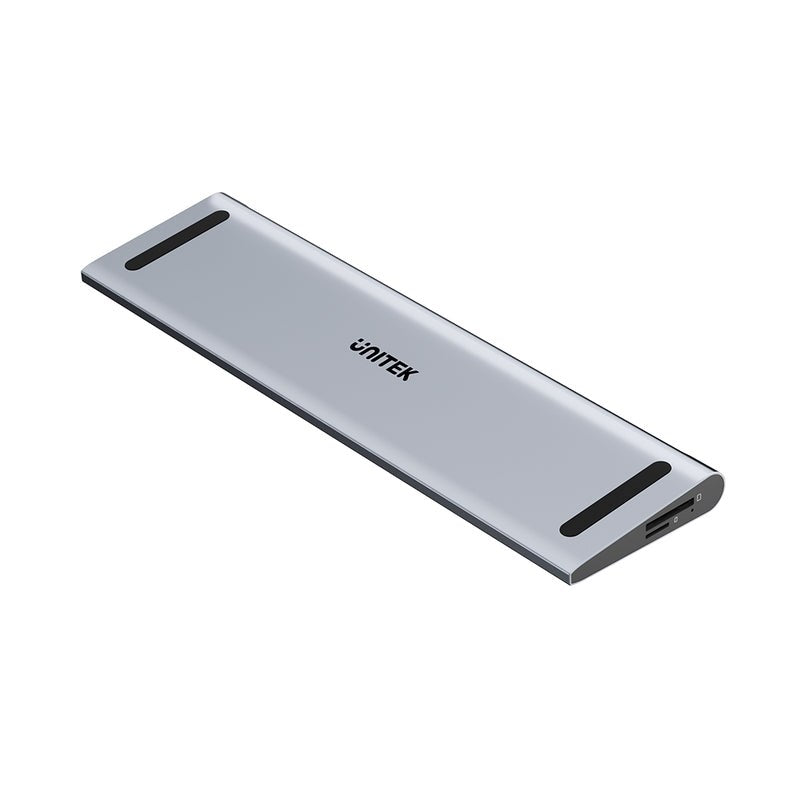 Station d'accueil KVM UNITEK 4K, USB-C, HDMI avec support