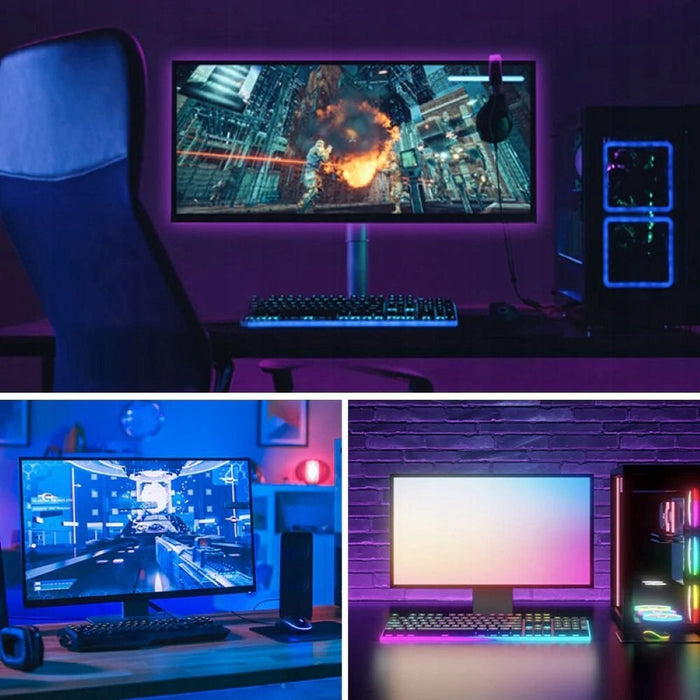 Vention RGB FPC LED light strip with 5V remote control, 2m