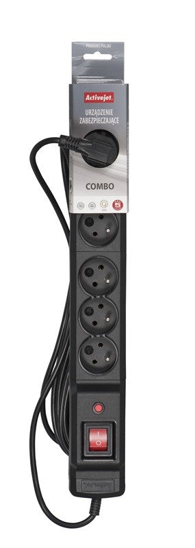 Activejet COMBO 6GN 10M Steckdosenleiste mit Kabel