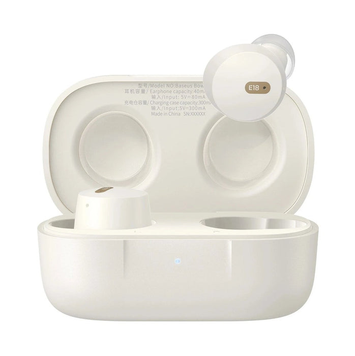 Baseus Bowie E18 Headset True Wireless Stereo (TWS) In-ear Calls/Music USB Type-C Bluetooth White