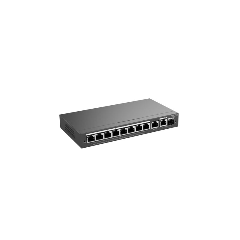 Ruijie Networks RG-ES210GS-P network switch Managed L2 Gigabit Ethernet (10/100/1000) Power over Ethernet (PoE) Black