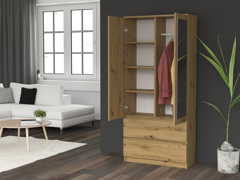 SS-90 Mirror cabinet - Oak Artisan