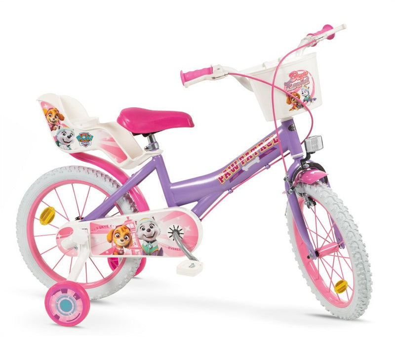 Children's Bike 16" Paw Patrol Purple 1680 Girl TOIMSA