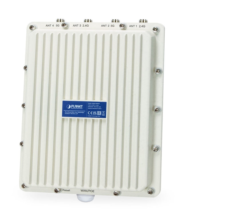 PLANET IP67 Wi-Fi 6 802.11ax, Dual 2400 Mbit/s Aluminium Power over Ethernet (PoE)