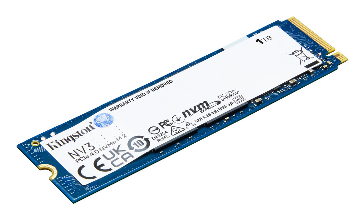 Kingston NV3 - SSD - 1 TB - internal - M.2 2280 - PCIe 4.0 x4 (NVMe)