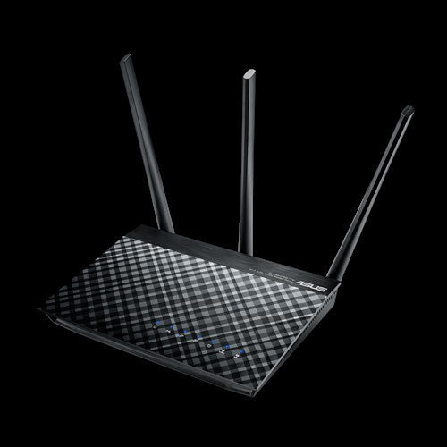 ASUS DSL-AC51 wireless router Gigabit Ethernet Dual-band (2.4 GHz / 5 GHz) Black