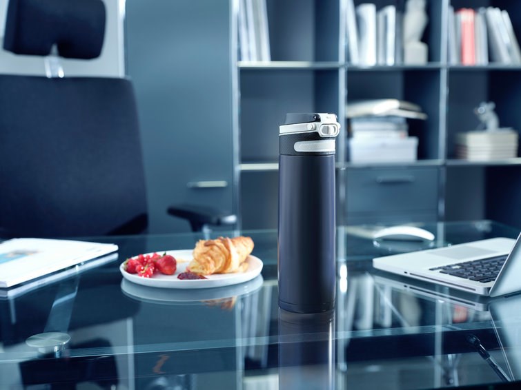 Leifheit 03275 travel mug 600 ml Black, Blue Stainless steel