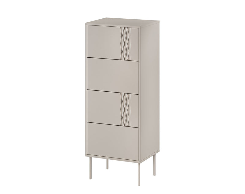 Cama 4S TRESSE chest of drawers 50x40x125 cashmere matt