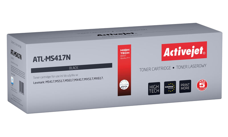 Activejet ATL-MS417N Toner (Ersatz für Lexmark 51B2H00; Supreme; 8500 Seiten; schwarz)