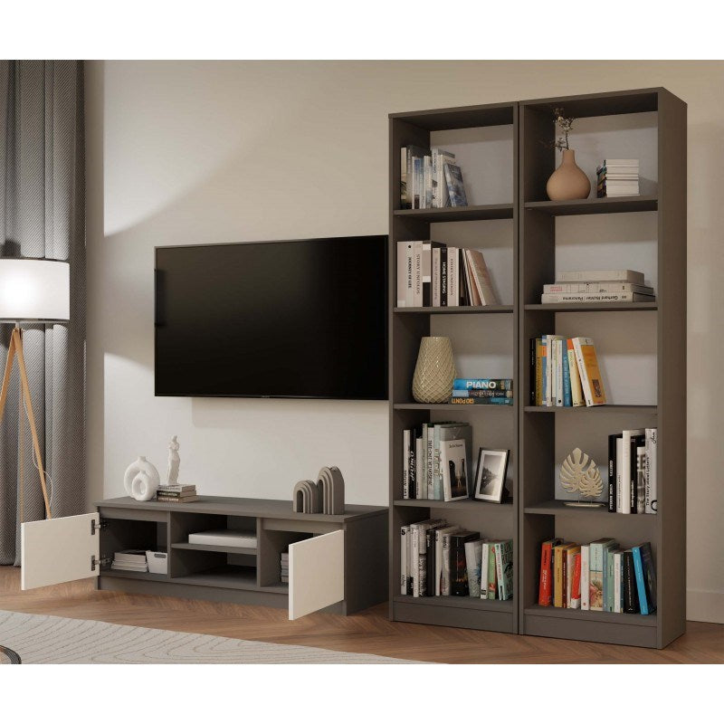BOOKCASE 50 CM ANTHRACITE