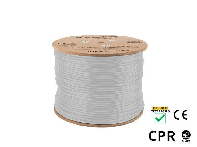 LANBERG CABLE UFTP CAT. 6A 305M WIRE CU LSZH GRAY