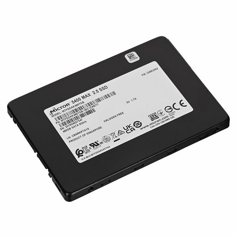 Micron 5400 MAX 480 GB 2,5" Serial ATA III 3D TLC NAND