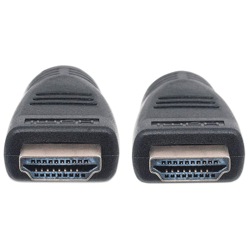 Manhattan HDMI 4K@60Hz Cable with Ethernet, CL3 In-Wall Rated, 10m, Suitable for ALL 4K & 1080p/HD Uses, Black, Premium High Speed, Lifetime Warranty,