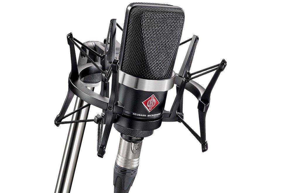 Neumann TLM 102 MT Studio-Set - large-diaphragm condenser microphone with shock mount, black