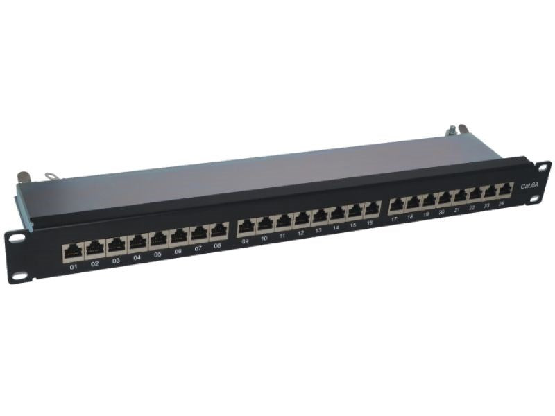 Alantec PK040 Patchfeld STP Kat.6A 24 Ports LSA 1HE 19"