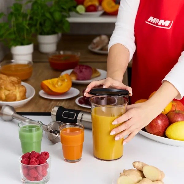 MPM MBL-42M hand blender - set 1500 W Black