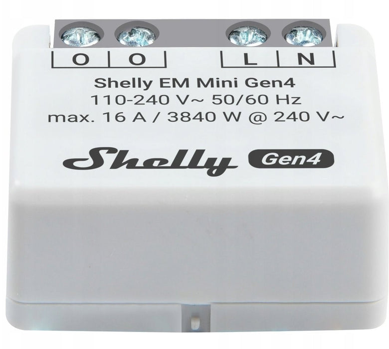 Shelly EM Mini Gen4 WiFi smart energy consumption monitor