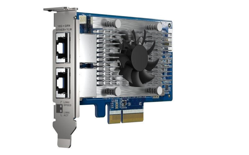 Dual-port (10GBASE-T) 10GbE network expansion card Intel X710 PCIe Gen3 x4