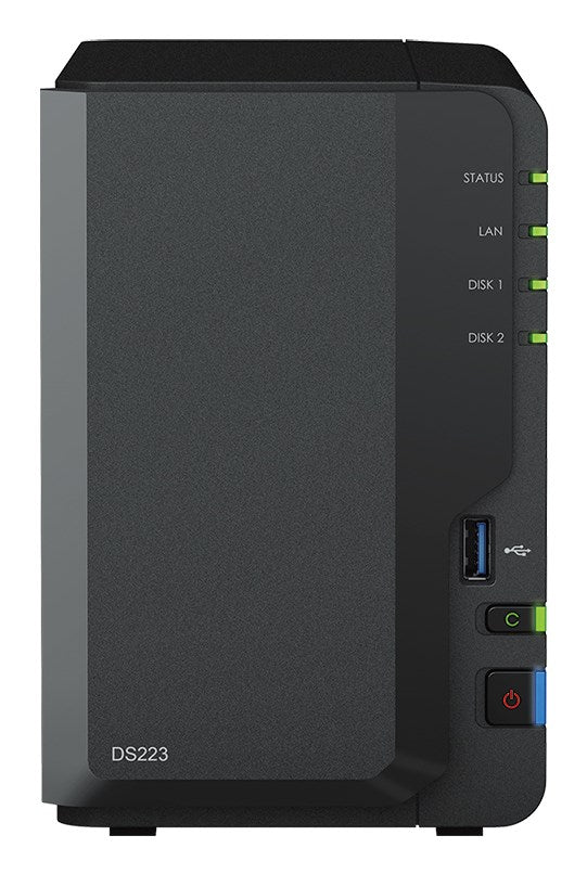 "2-Bay Synology DS223 Realtek-RTD1619B-CPU"