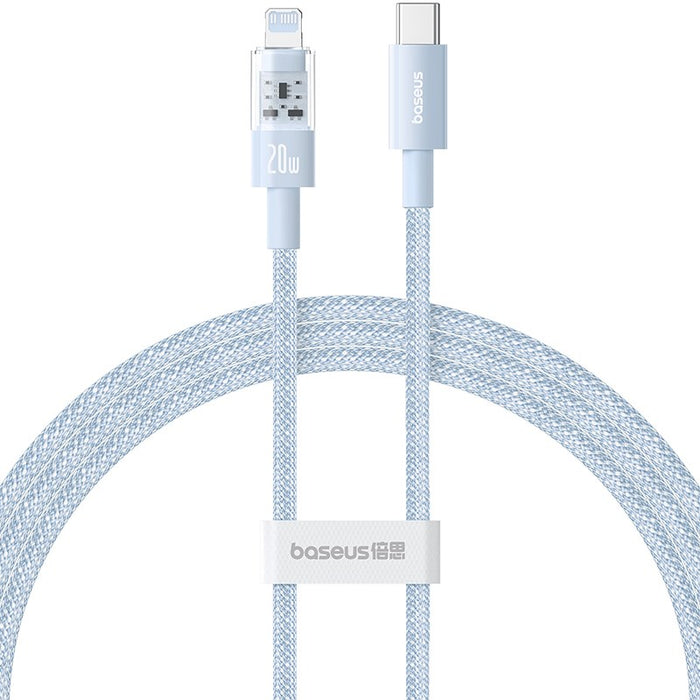 Baseus Gem USB-C to iP fast charging cable 1 m 20 W Blue
