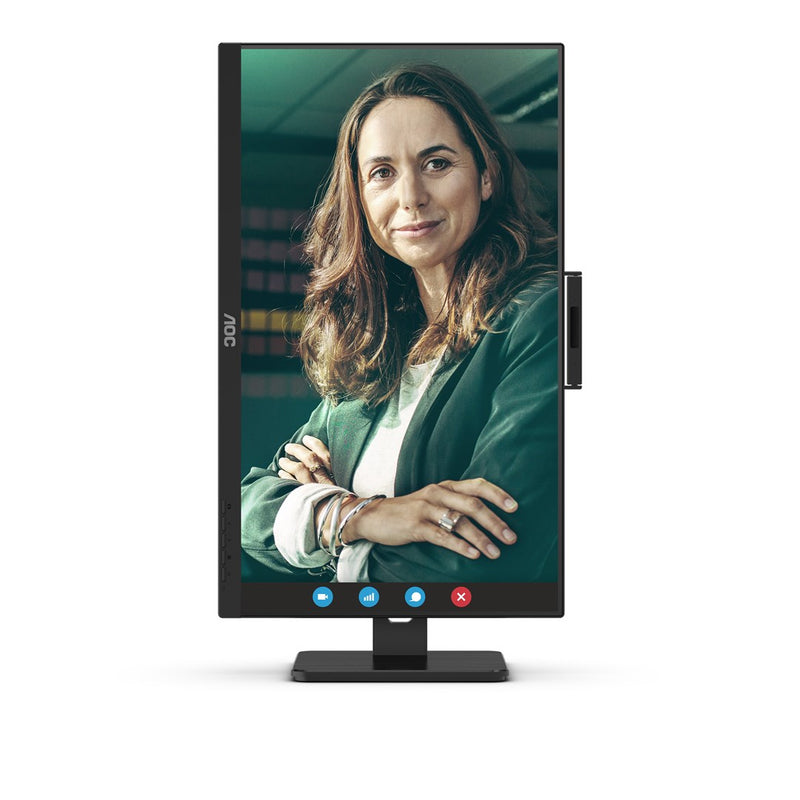 AOC Pro-line Q27P3CW - LED monitor - 27" - 2560 x 1440 QHD @ 75 Hz - IPS - 350 cd/m² - 1000:1 - 4 ms - 2xHDMI, DisplayPort, USB-C - speakers - black