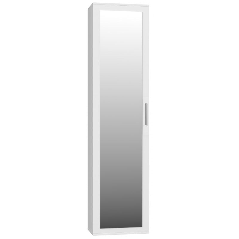 Topeshop DUO SZAFKA BIEL Schlafzimmergarderobe/Kleiderschrank 2 Regale 1 Tür(en) Weiß