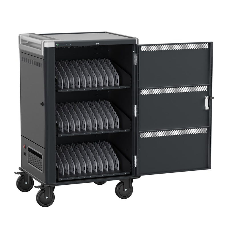 Ewent EW1701 portable device management cart/cabinet Portable device management cabinet Black, Grey