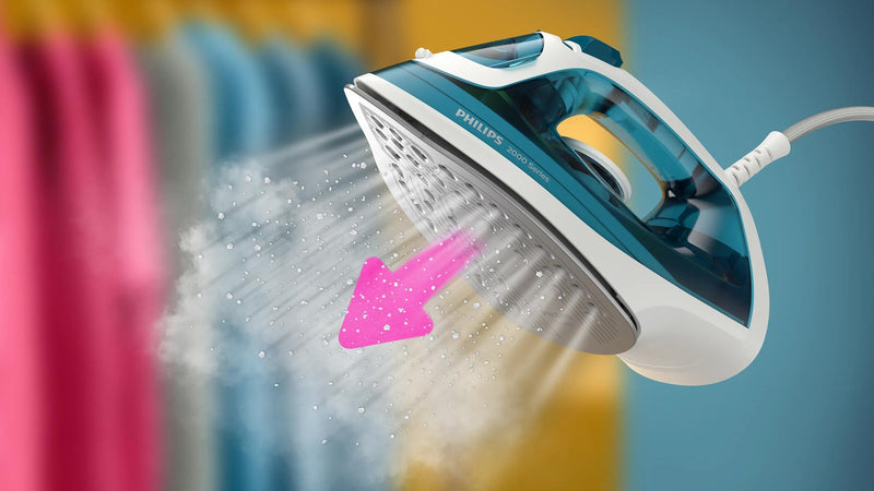Philips 2000 series DST2020/90 iron Steam iron Ceramic soleplate 2000 W Aqua colour