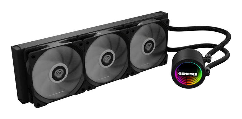 GENESIS Hydria 360 ARGB Processor All-in-one liquid cooler Black