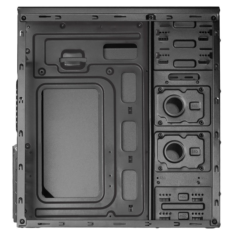 Akyga AK939BL Computergehäuse Midi Tower Schwarz