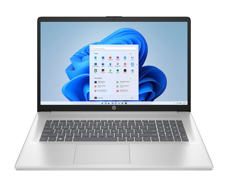 HP 17-cn4007nw Intel Core 7 150U Laptop 43.9 cm (17.3") Full HD 16 GB DDR4-SDRAM 512 GB SSD Wi-Fi 6 (802.11ax) Windows 11 Home Silver