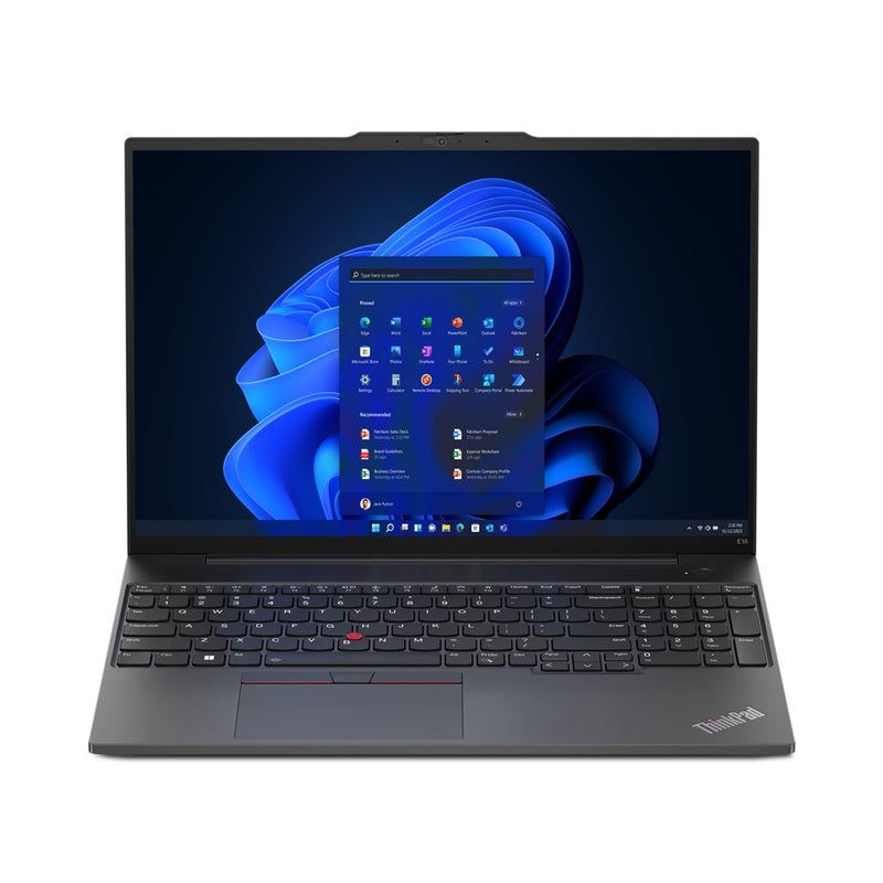 Lenovo ThinkPad E16 Gen 1 (Intel) Intel® Core™ i5 i5-1335U Laptop 40.6 cm (16") Touchscreen WUXGA 16 GB DDR4-SDRAM 512 GB SSD Wi-Fi 6 (802.11ax) Windo