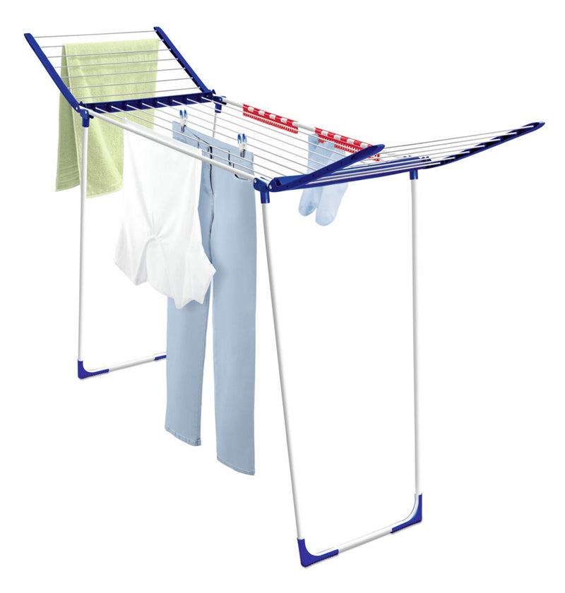 Leifheit 81650 Floor-standing rack Blue, White