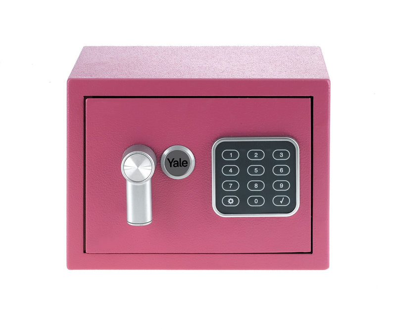 Yale YSV/170/DB2/P Freestanding safe 3.8 l Steel Pink
