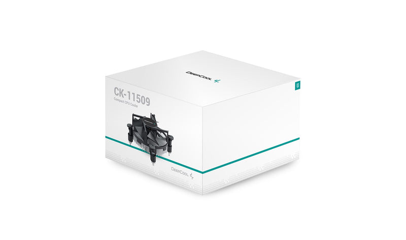 DeepCool CK-11509 Processor Cooler 9.2 cm Aluminium, Black 1 pc(s)