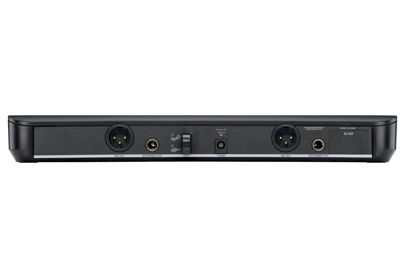 Shure BLX288E/SM58-H8E - wireless system with receiver and two SM58 microphones