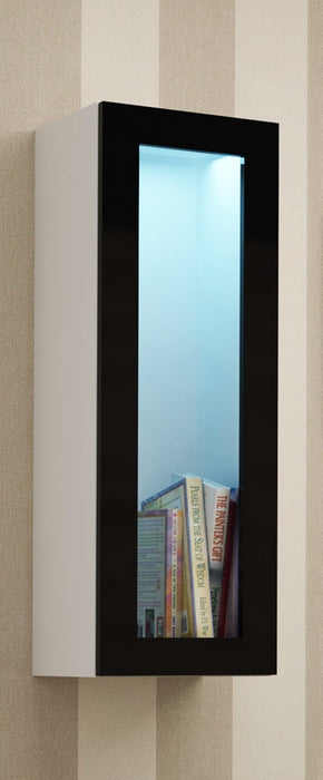 Cama Living room cabinet set VIGO NEW 11 white/black gloss