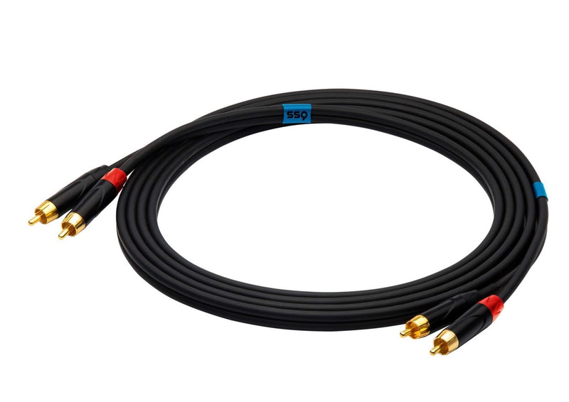 SSQ RCARCA2 SS-1432 Cable 2x RCA - 2x RCA 2 m Black