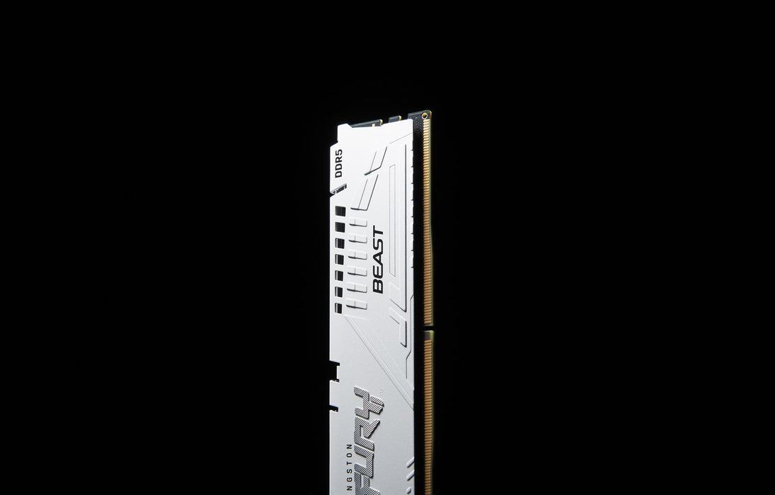 Kingston Technology FURY Beast 16GB 6000MT/s DDR5 CL40 DIMM White XMP