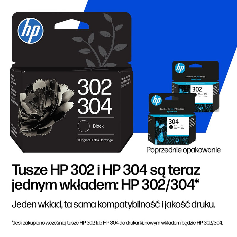 HP 302/304 Black Original Ink Cartridge