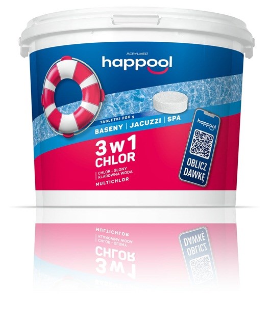 Acrylmed MULTICHLOR Multifunctional chlorine release tablets 200 g / 3 kg