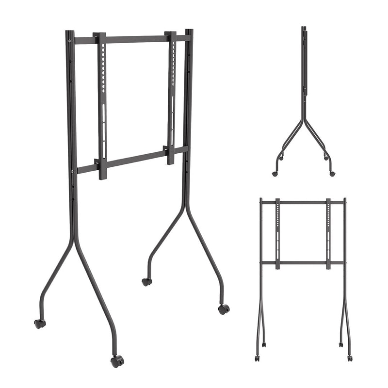Maclean TV Stand / Cart, on wheels, 37–80", max. load 50 kg, max. VESA 600x400, black, MC-180 B