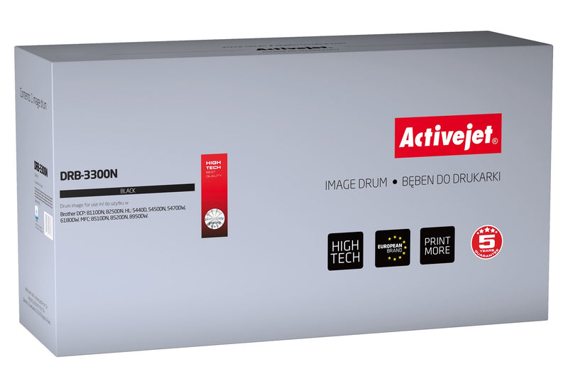 Activejet DRB-3300N Trommel (ersetzt Brother DR-3300; Supreme; 30000 Seiten; schwarz)